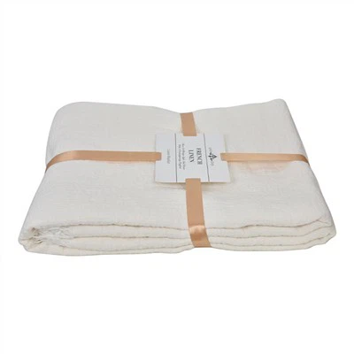 Linen Throw Blanket