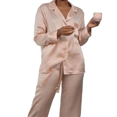 Plus Size Silk Pajamas