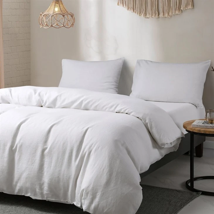 White Linen Bedding