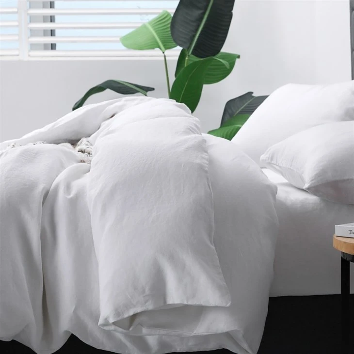 White Linen Bedding